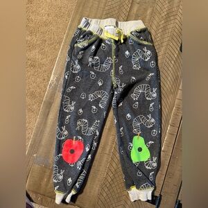 Kids Fun Print Joggers - Gray
